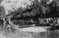 VILLEPARISIS-GARE — Souvenir du 14 Juillet 1924 | Départ de la Nage au Canal de l'Ourcq